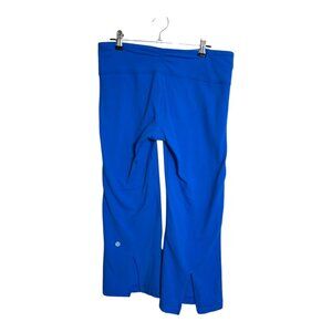 Lululemon Pants Women 8 Blue Gather & Crow Cropped Athletic Yoga Gym Athleisure